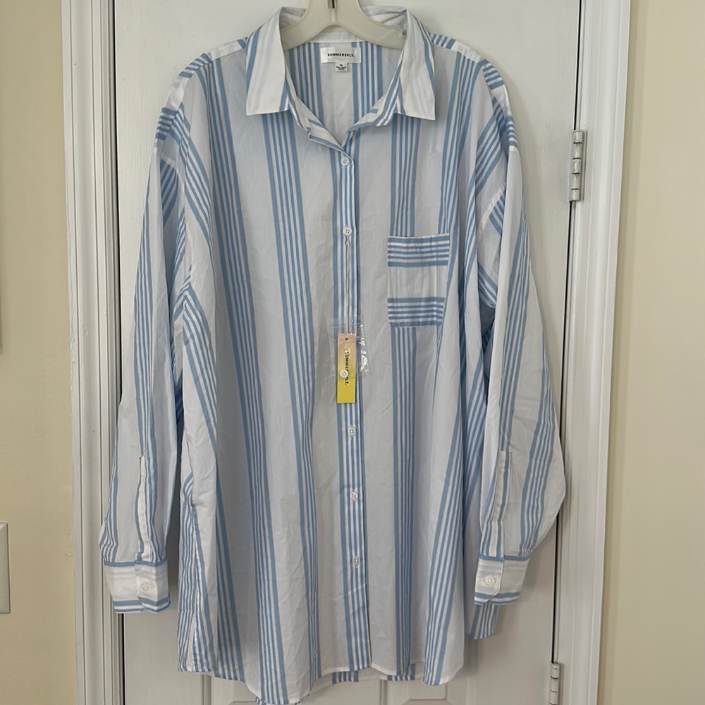 Summersalt boyfriend shirt